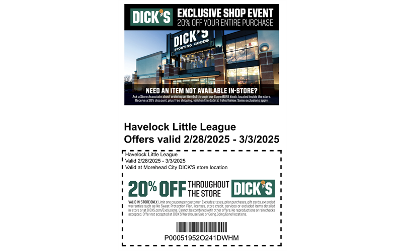 Dick’s Coupon